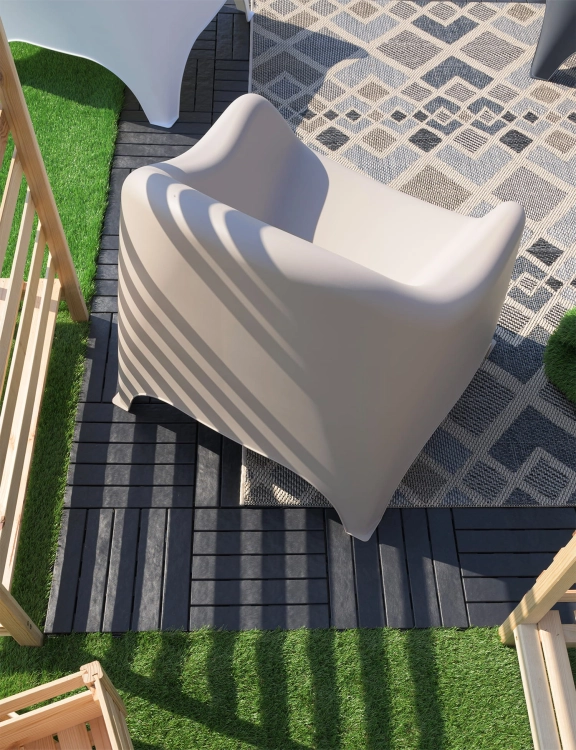 Efloor Fotel Ogrodowy Dumbo Beżowy