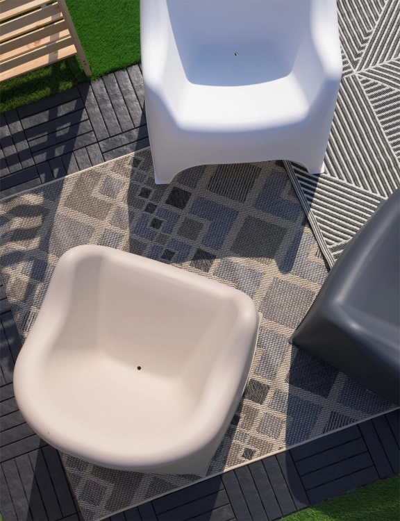 Efloor Fotel Ogrodowy Dumbo Biały