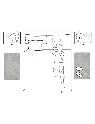 Efloor Dywan Boho Cora 60x100cm Szary