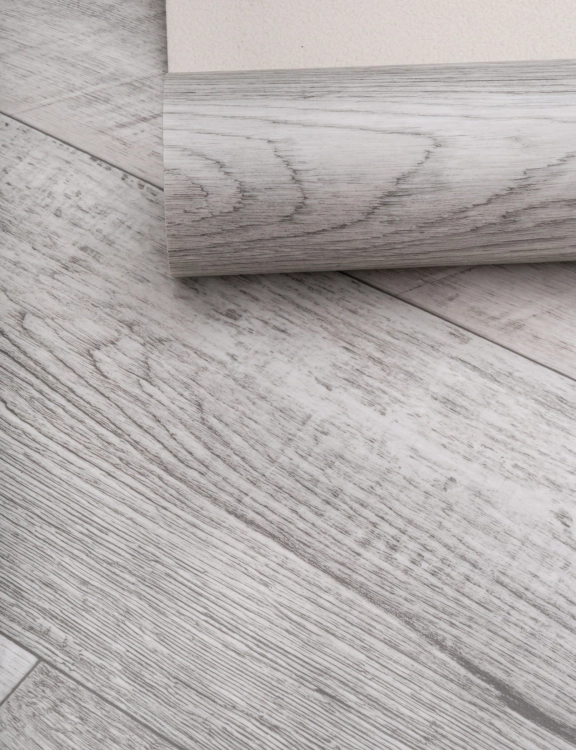 Efloor Wykładzina PCV 2m Eruption Knox 1 Drzewo Deska Jasny Szary