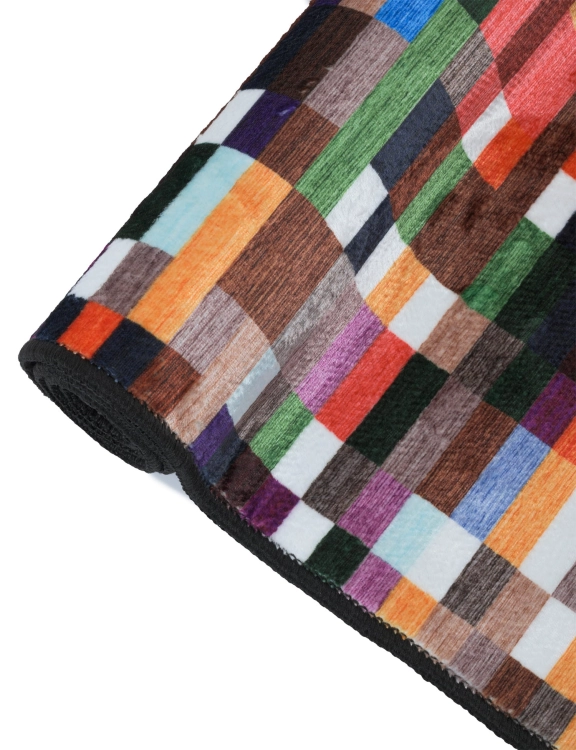 Efloor Dywan Nowoczesny Piksel 65x130cm Geometryczny Wielokolorowy