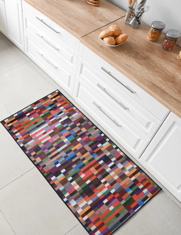 Efloor Chodnik Nowoczesny Piksel 50x120cm Geometryczny Wielokolorowy