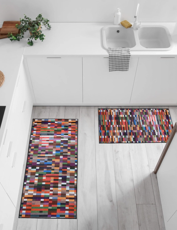 Efloor Chodnik Nowoczesny Piksel 50x80cm Geometryczny Wielokolorowy