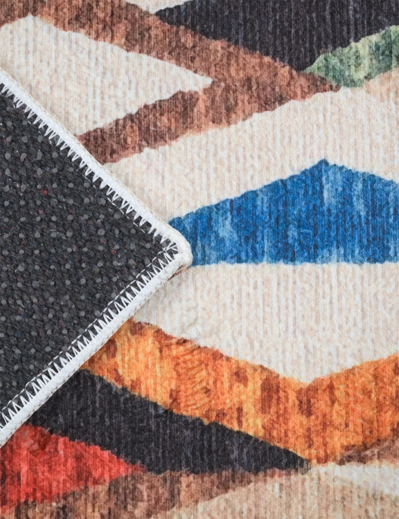 Efloor Dywan Nowoczesny Mexico 65x130cm Geometryczny Wielokolorowy