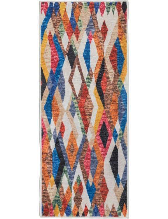Efloor Dywan Nowoczesny Mexico 65x130cm Geometryczny Wielokolorowy