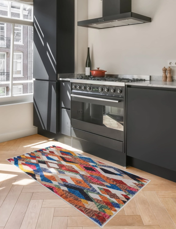 Efloor Chodnik Nowoczesny Mexico 50x120cm Geometryczny Wielokolorowy