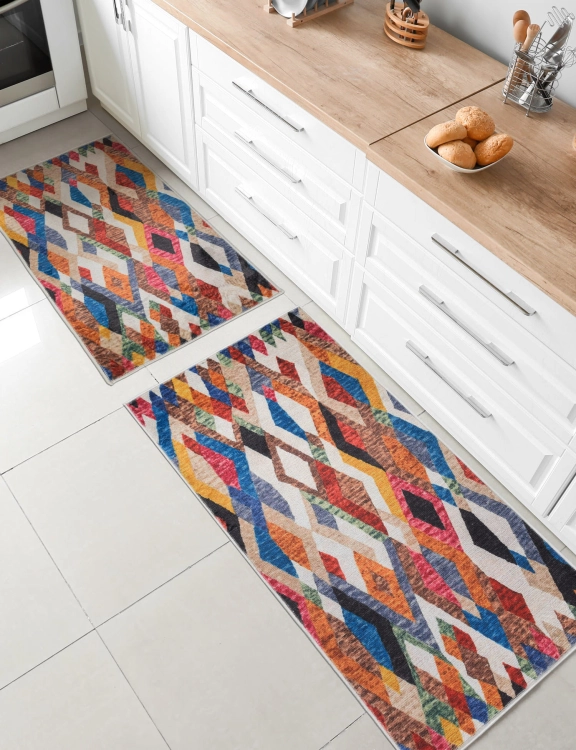 Efloor Chodnik Nowoczesny Mexico 50x120cm Geometryczny Wielokolorowy