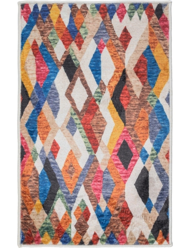 Efloor Chodnik Nowoczesny Mexico 50x80cm Geometryczny Wielokolorowy