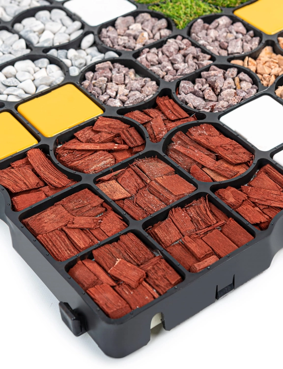 Efloor Kratka Trawnikowa Parkingowa IG30 50x50cm Czarny