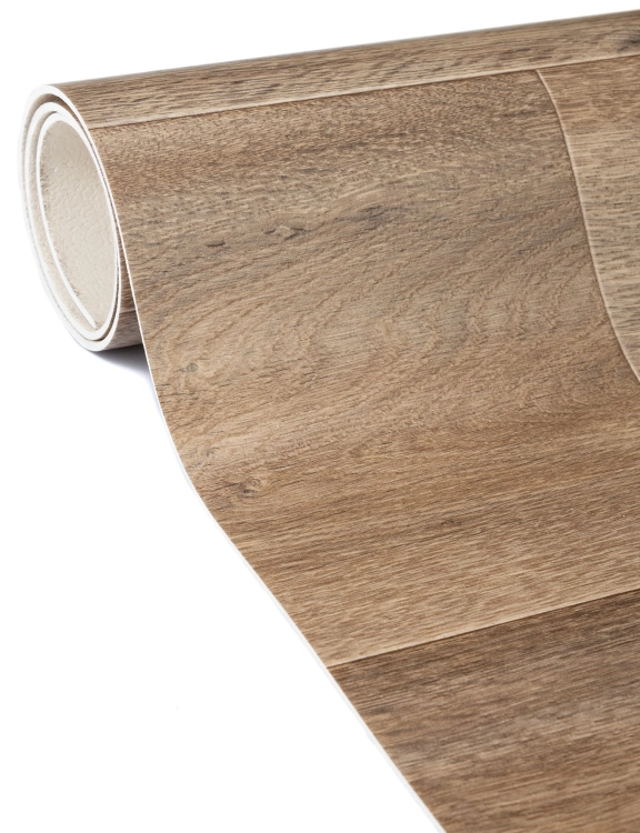 Efloor Wykładzina PCV 4m Bingo Annapurna 42 Rustykalny Dąb Brązowy