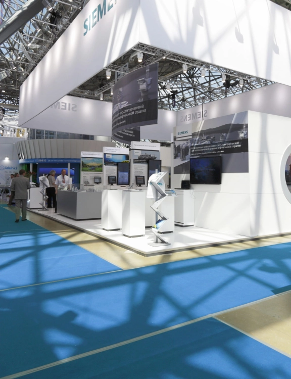 Efloor Wykładzina Targowa Eventowa 2m Rib 840 Niebieski