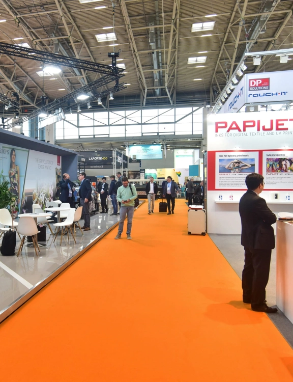 Efloor Wykładzina Targowa Eventowa 2m Rib 450 Pomarańczowy