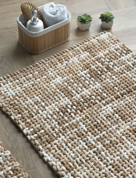 Efloor Dywanik Łazienkowy Belweder 40x60cm Melanż Beżowy