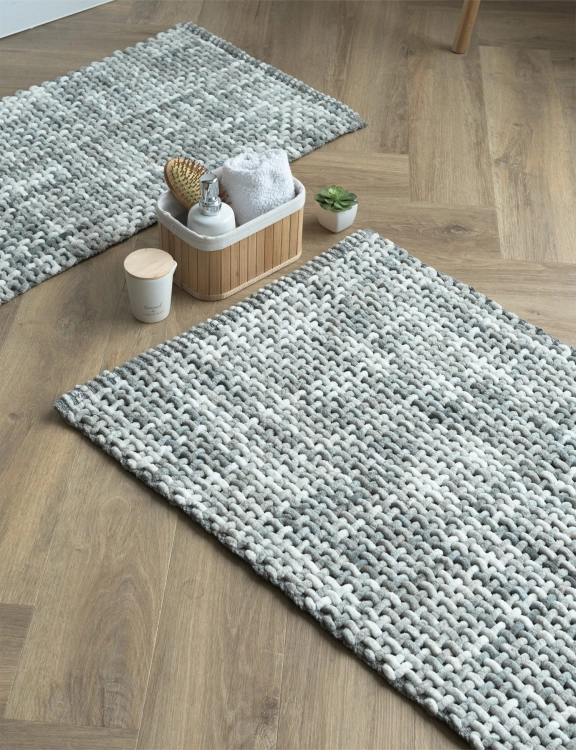 Efloor Dywanik Łazienkowy Belweder 40x60cm Melanż Szary