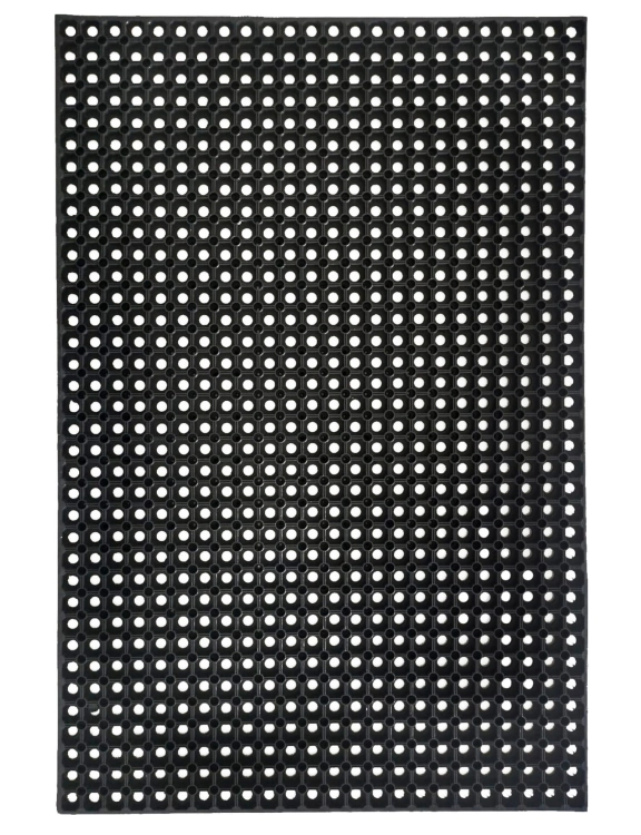 Efloor Wycieraczka Gumowa Domino 100x150cm Czarny 22mm