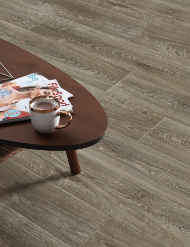 Efloor Wykładzina PCV 4m Erin Latur 3 Deska Brązowy