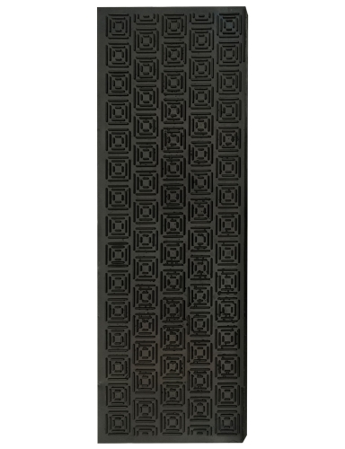 efloor Nakładka gumowa na schody 73x24cm Czarny