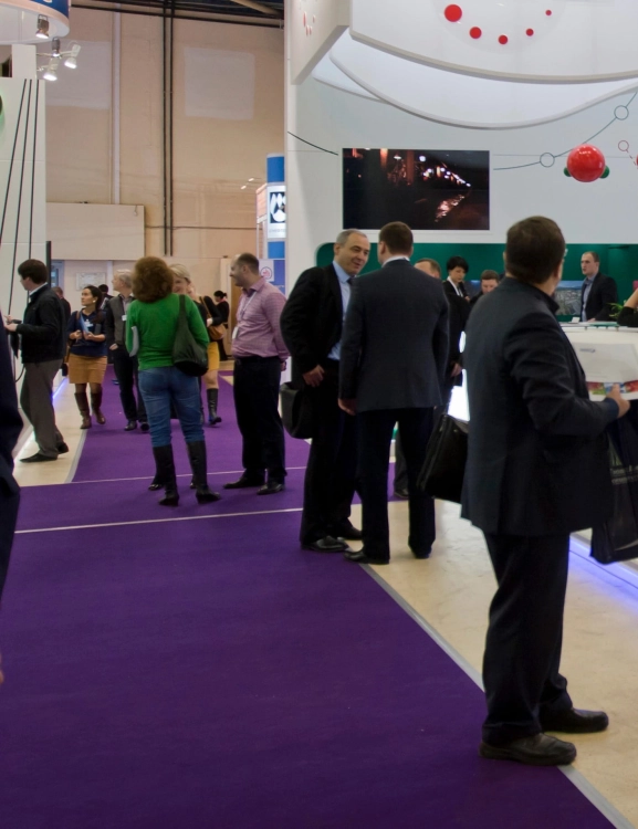 Efloor Wykładzina Targowa Eventowa 2m Rib 503 Fioletowy