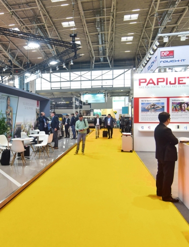 Efloor Wykładzina Targowa Eventowa 2m Rib 400 Żółty