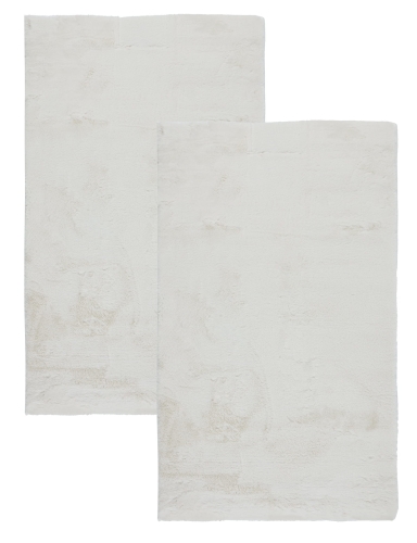 Efloor Komplet Dywaników Łazienkowych Vivid Zestaw 2szt 40x60cm Kremowy