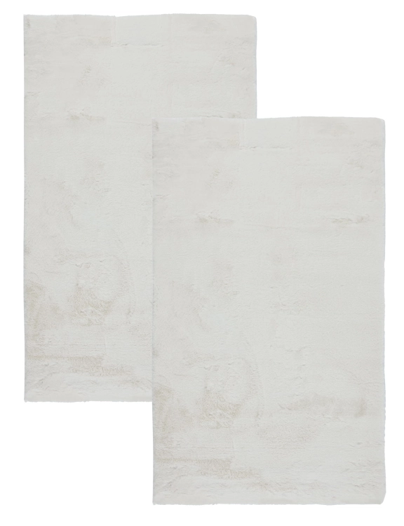 Efloor Komplet Dywaników Łazienkowych Vivid Zestaw 2szt 50x80cm Kremowy