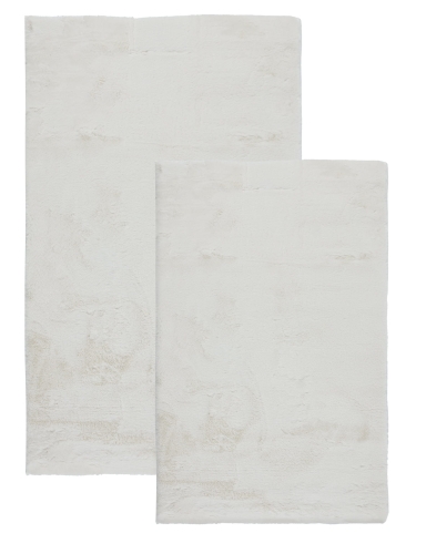 Efloor Komplet Dywaników Łazienkowych Vivid Zestaw 2szt Kremowy