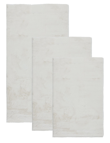 Efloor Komplet Dywaników Łazienkowych Vivid Zestaw 3szt Kremowy