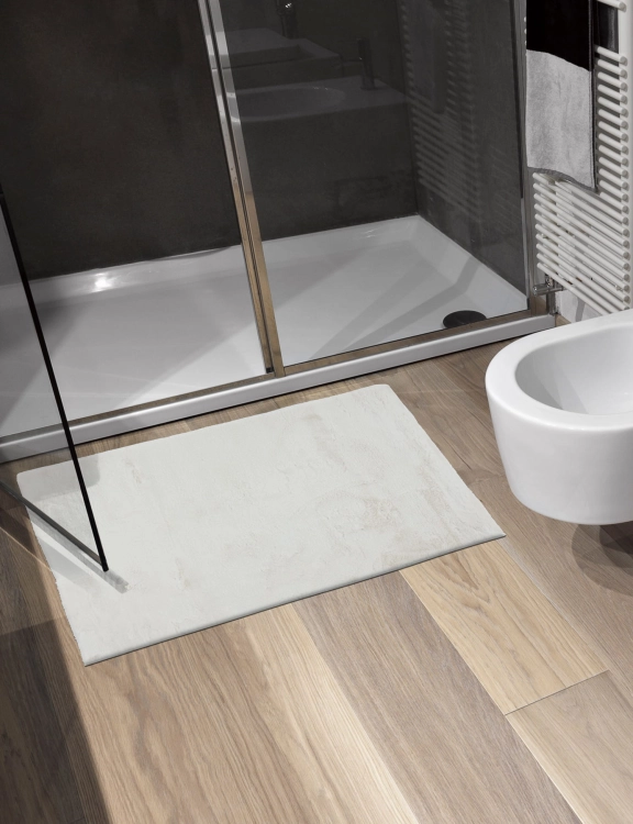 Efloor Komplet Dywaników Łazienkowych Vivid Zestaw 3szt Kremowy