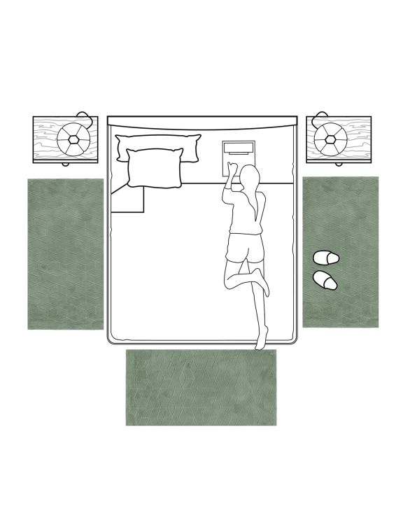 Efloor Dywan Rabbit Prestige 70x140cm Zielony