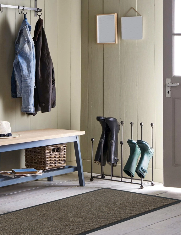 Efloor Duża wycieraczka pod drzwi Bruno 90x150cm Brązowy