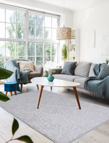 efloor Dywan Rabbit Sofia 160x230cm Liście Szary