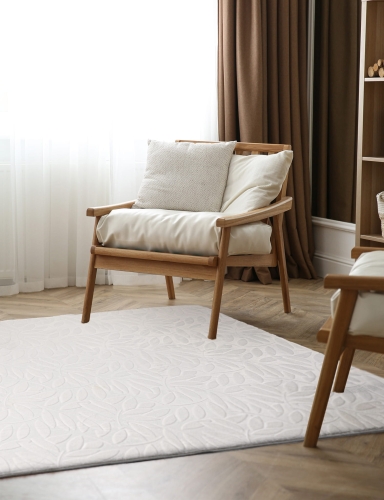 efloor Dywan Rabbit Sofia 120x170cm Liście Biały