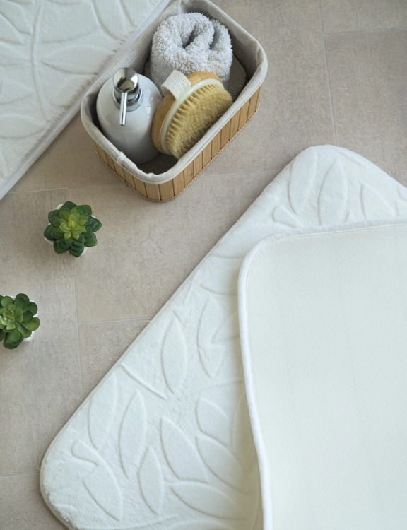 efloor Dywan Rabbit Sofia 80x150cm Liście Biały