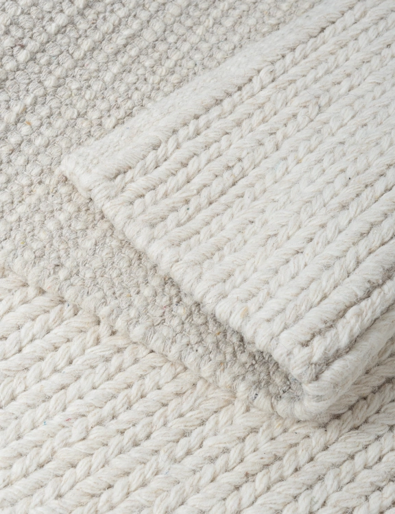 Efloor Dywan Wełniany Alma Wool 70x140cm Kremowy