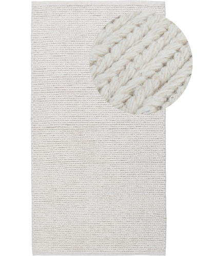 Efloor Dywan Wełniany Alma Wool 70x140cm Kremowy