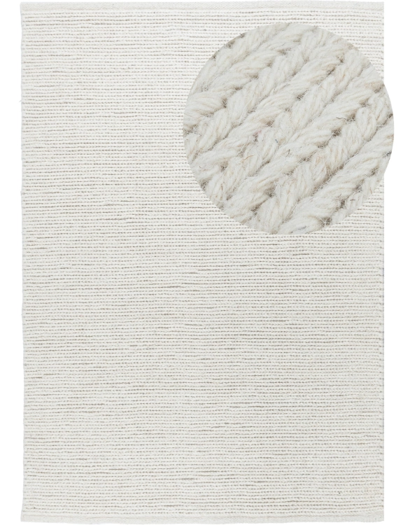 Efloor Dywan Wełniany Alma Wool 120x170cm Kremowy