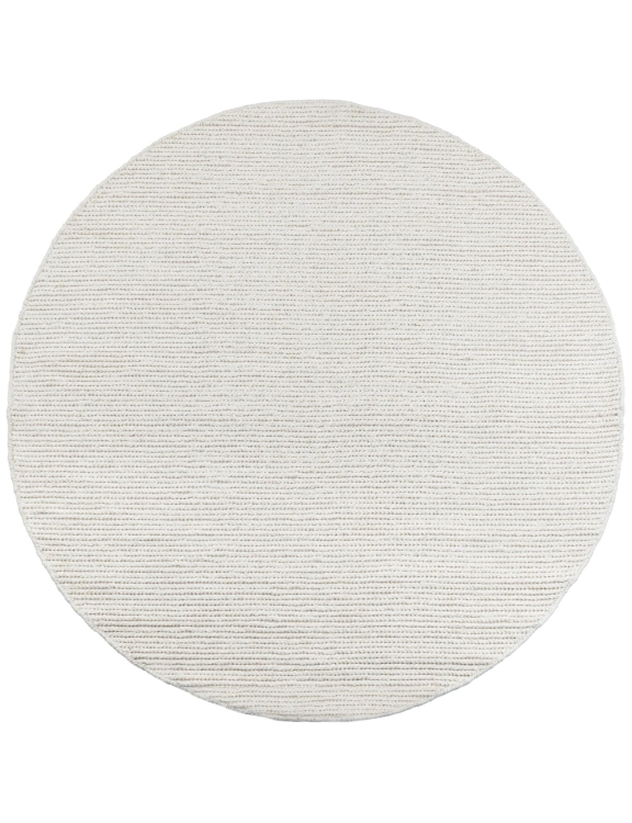 Efloor Dywan Wełniany Alma Wool 160cm Okrągły Kremowy