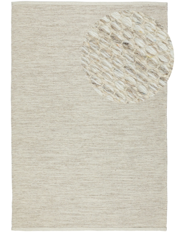 Efloor Dywan wełniany Stockholm 70x140cm Beżowy