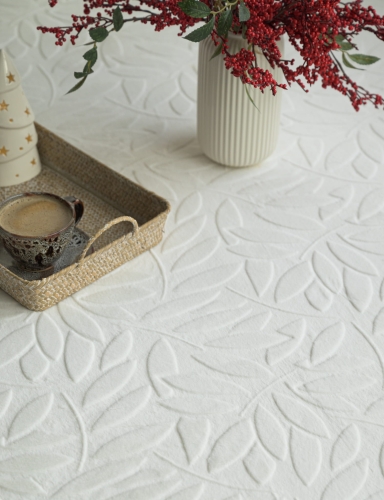 efloor Dywan Rabbit Sofia 160x230cm Liście Biały