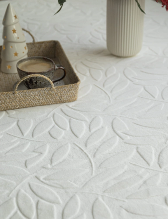 efloor Dywan Rabbit Sofia 120x170cm Liście Biały