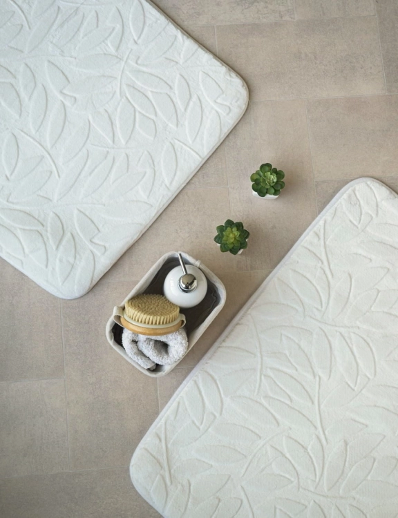 efloor Dywan Rabbit Sofia 80x150cm Liście Biały