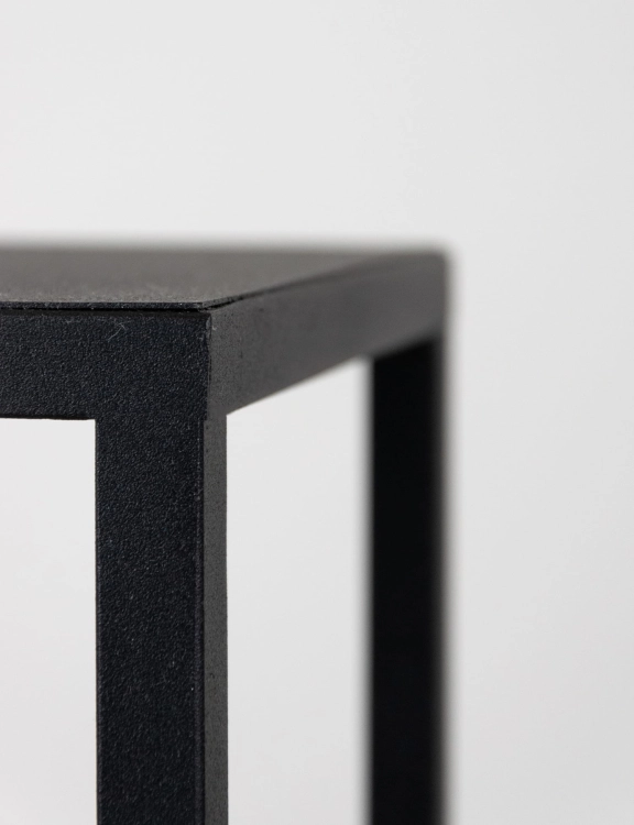 Efloor Kwietnik Metalowy Stojący 4-poziomowy 38x38x68cm Czarny