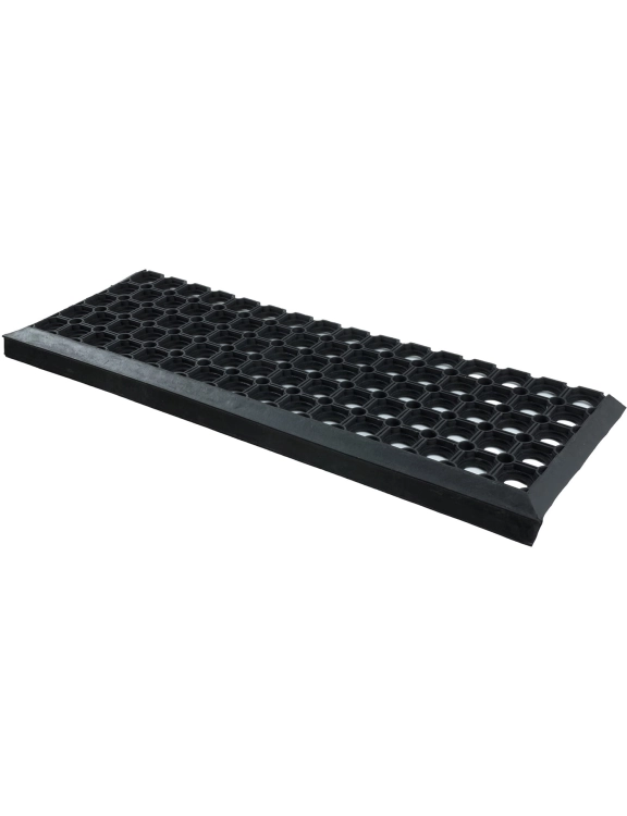 Efloor Nakładka Gumowa Na Schody Domino 25x75cm Czarny