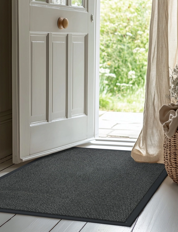 Efloor Duża wycieraczka pod drzwi Bruno 80x120cm Szary