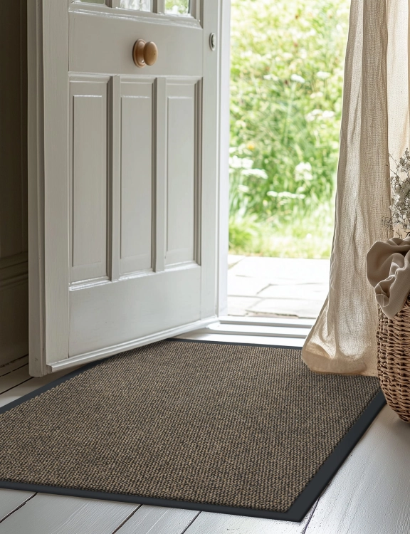 Efloor Duża wycieraczka pod drzwi Bruno 80x120cm Brązowy