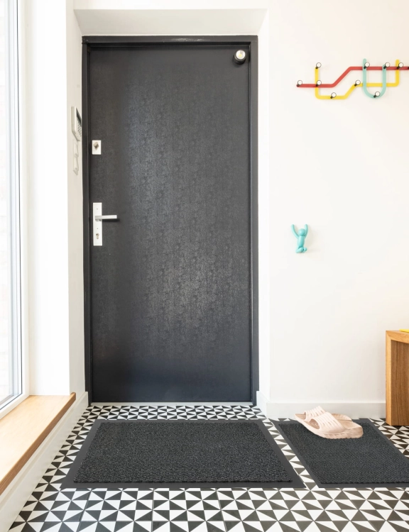 Efloor Wycieraczka pod drzwi Bruno 60x90cm Szary