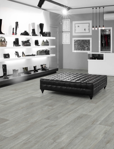 Efloor Wykładzina Obiektowa PCV 2m Savona T95 Dąb Deska Szary