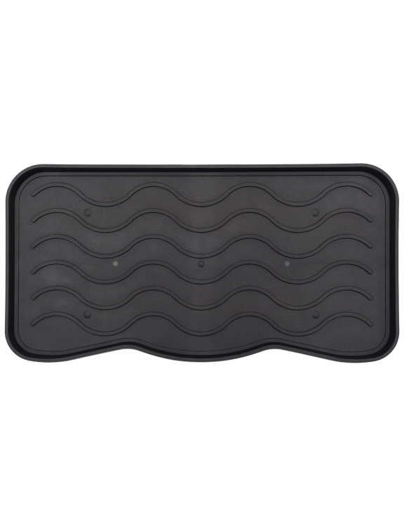 Efloor Zestaw 2szt Zestaw 2szt Ociekacz na buty Signet Czarny 38x75 cm