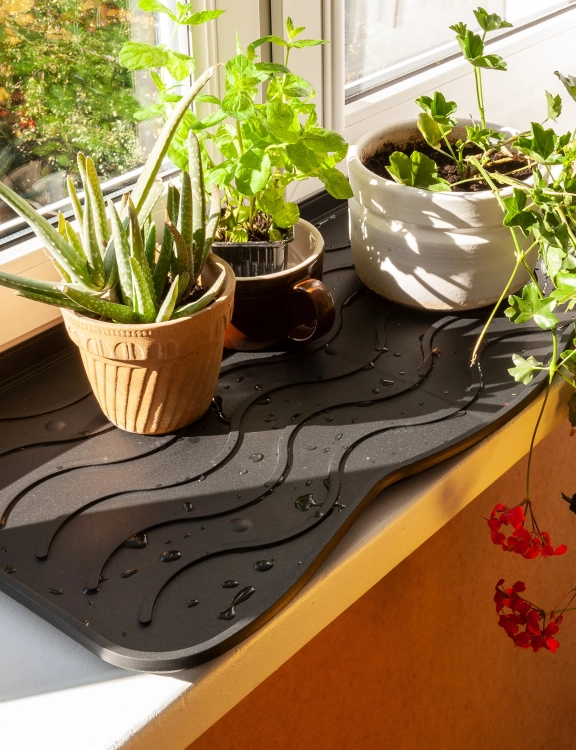 Efloor  Zestaw 3szt Ociekacz na buty Signet Czarny 38x75 cm