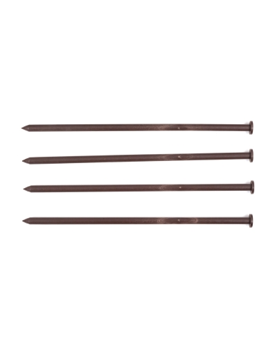Efloor Zestaw szpilek do Obrzeży Mowing Edge 4 szt Brązowy